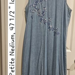 Denim Maxi dress